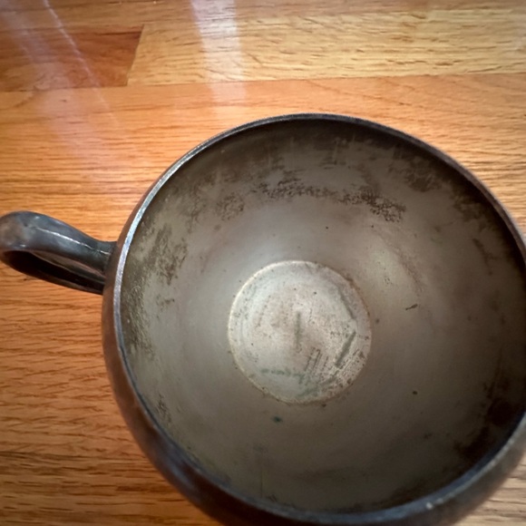 Trent Silver on Copper Sugar Bowl without lid - Picture 2 of 5